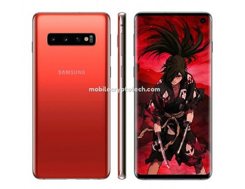 Xuất hiện Galaxy S10 phiên bản đỏ đẹp ngây ngất!