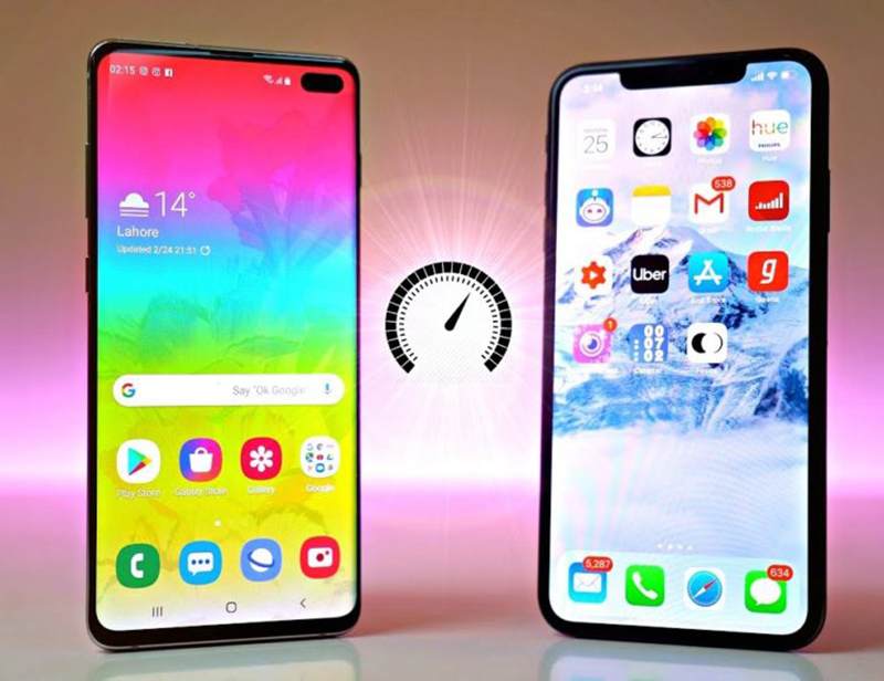 [Video] Galaxy S10+ cho iPhone XS Max “hít khói” trong bài thử nghiệm tốc độ và khả năng đa nhiệm