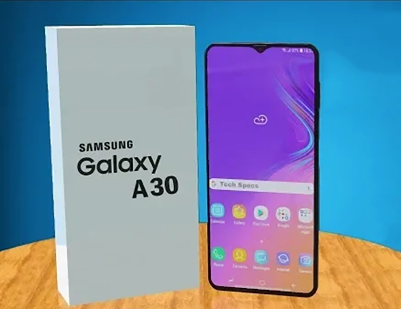 Galaxy A30 bất ngờ lộ ảnh thực tế với màn hình giọt nước Infinity-U, camera sau kép