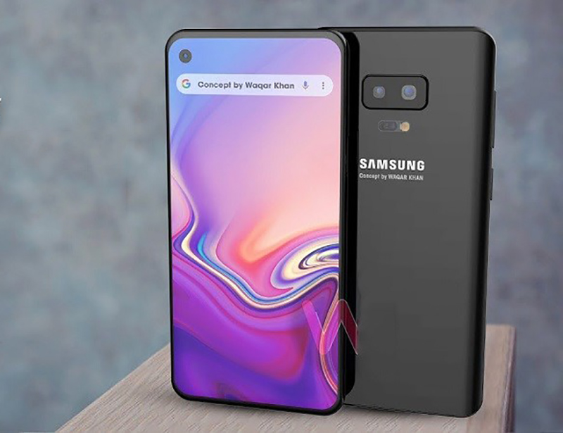 Galaxy S10E lần đầu lộ ảnh thực tế với thiết kế màn hình cong 2.5D và “nốt ruồi” ấn tượng