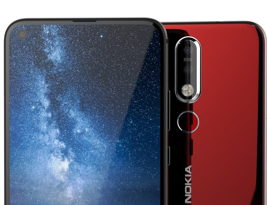 Nokia 6.2 bất ngờ lộ diện với màn hình đục lỗ, camera sau kép Zeiss