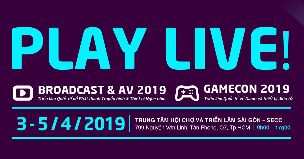 GAMECON 2019: Triển lãm Quốc Tế về nội dung game và thiết bị trò chơi điện tử đầu tiên tại VN