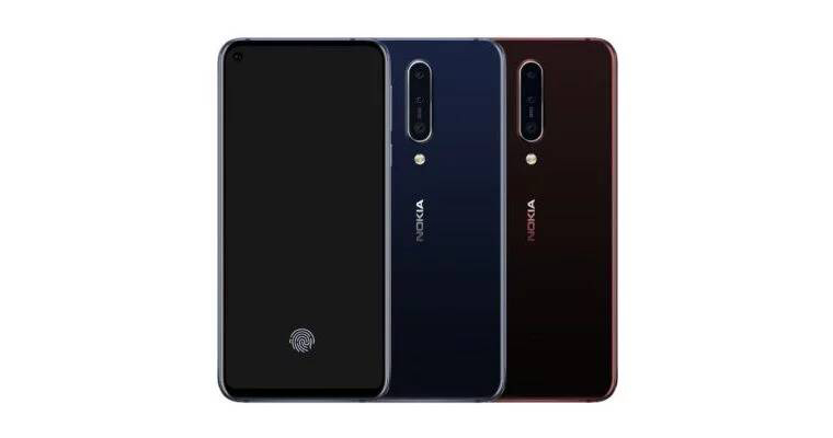 Nokia 8.1 Plus lộ ảnh kèm tính năng trên TENAA: Màn hình đục lỗ, 3 camera sau, cảm biến vân tay dưới màn hình