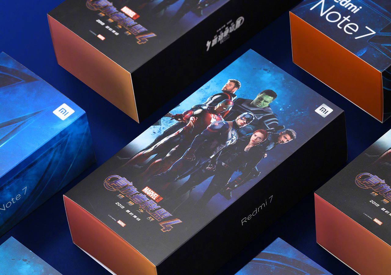 Rò rỉ hình ảnh vỏ hộp của Redmi Note 7 Marvel Avenger Limited Edition