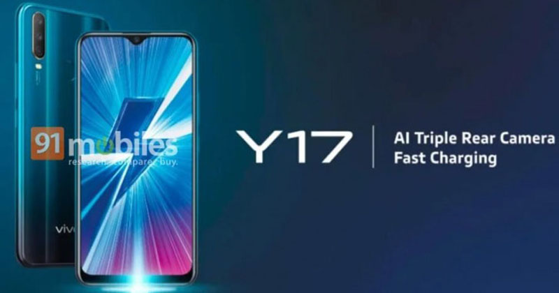 Vivo Y17 lộ cấu hình chi tiết: Màn hình giọt nước 6.35 inch, RAM 4GB, 3 camera sau, pin 5,000 mAh