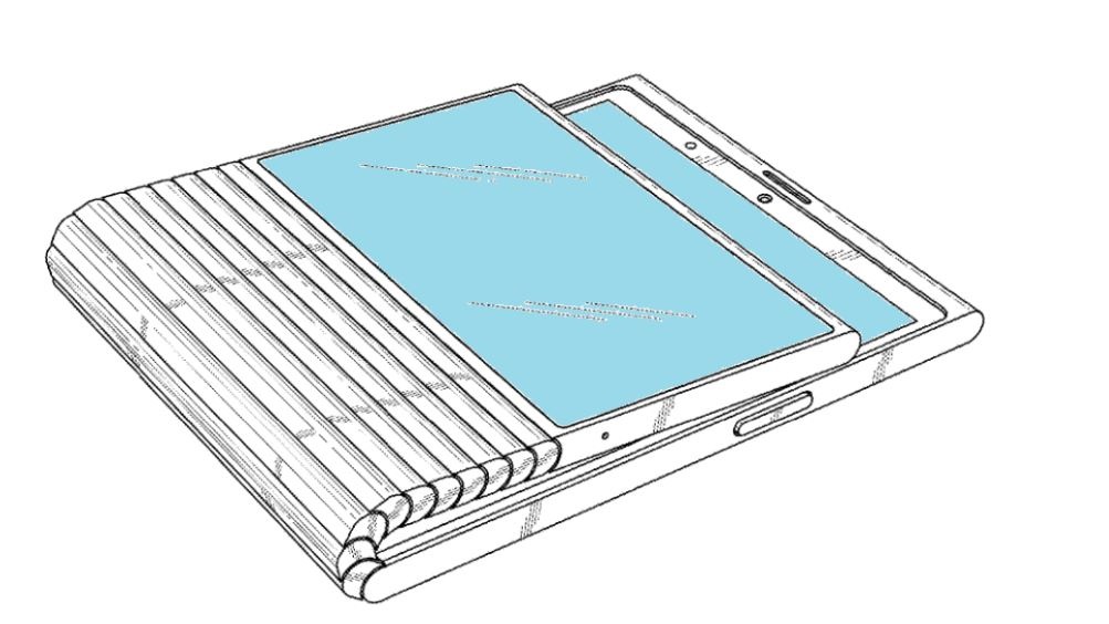 Đây là thiết kế smartphone màn hình gập của Lenovo, khác xa Galaxy Fold