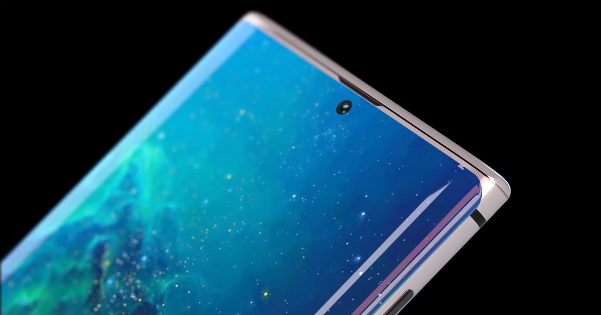 Ngả nghiêng trước thiết kế Galaxy Note 10 màn hình "nốt ruồi" chính giữa độc đáo
