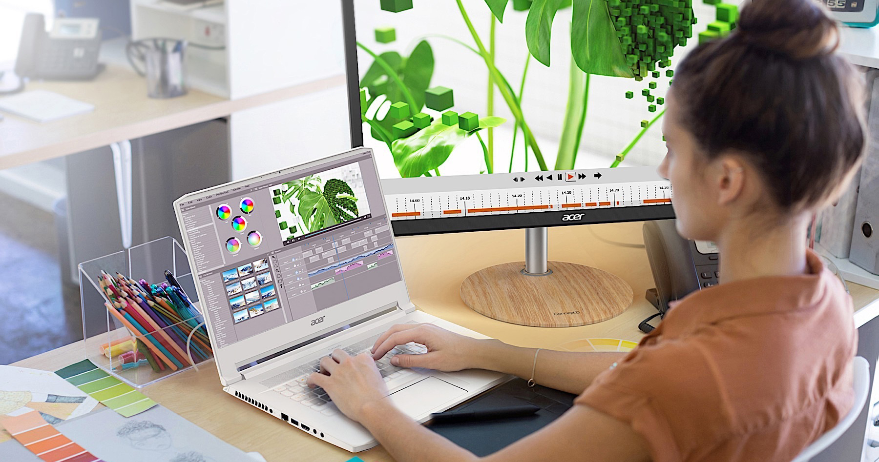 Acer tích hợp Quadro RTX 5000 của NVIDIA vào máy tính xách tay ConceptD 7 của mình