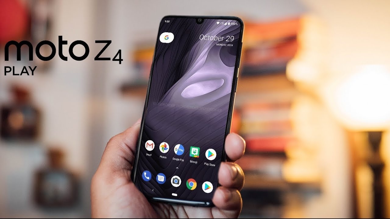 Moto Z4 lộ ảnh render sắc nét, cảm biến vân tay dưới màn hình, hỗ trợ Moto Mod 5G