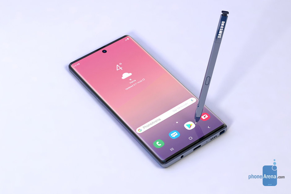 Galaxy Note 10/Note 10 Pro sẽ có thay đổi lớn về thiết kế: Camera selfie đặt giữa, camera sau không còn nằm ngang?
