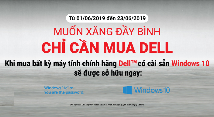Đừng bỏ lỡ chương trình khuyến mãi thú vị: Muốn xăng đầy bình, chỉ cần mua laptop Dell