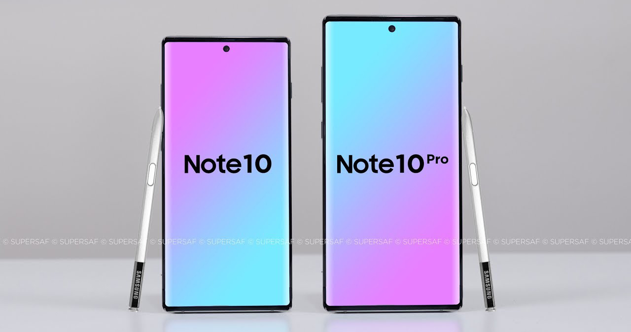 Thêm bằng chứng cho thấy Galaxy Note 10 Pro có màn hình lớn hơn Note 10