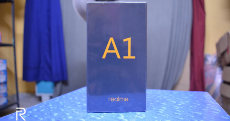 Smartphone giá rẻ Realme A1 bất ngờ lộ ảnh vỏ hộp, sắp sửa trình làng?