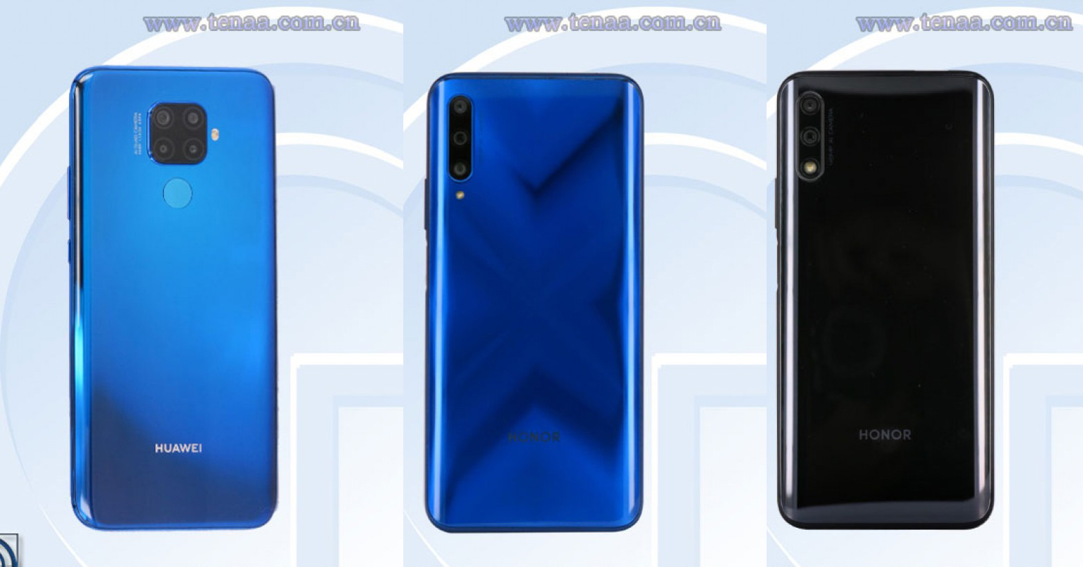 Honor 9X và 9X Pro đạt chứng nhận TENAA cùng Huawei Mate 30 Lite