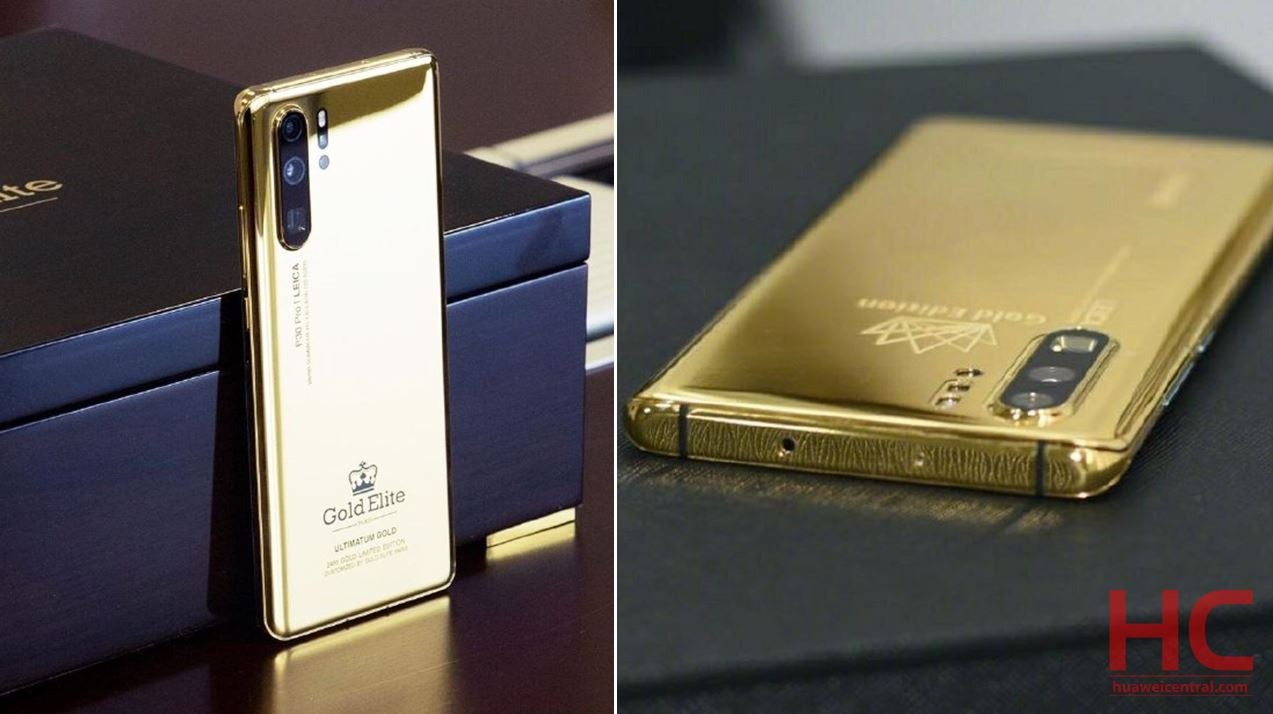 Huawei P30 Pro sắp có thêm phiên bản đặc biệt làm bằng vàng nguyên chất