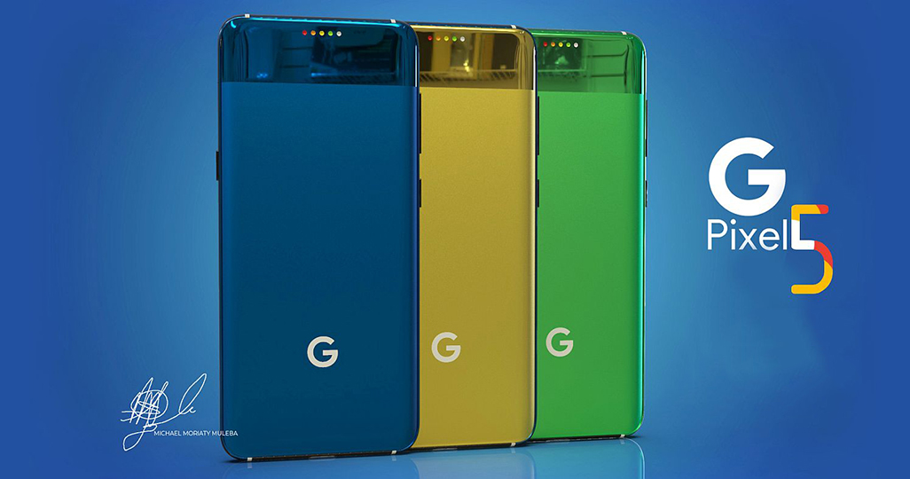 Xuất hiện concept Google Pixel 5 với thiết kế toàn màn hình tuyệt đẹp, camera “thò thụt”