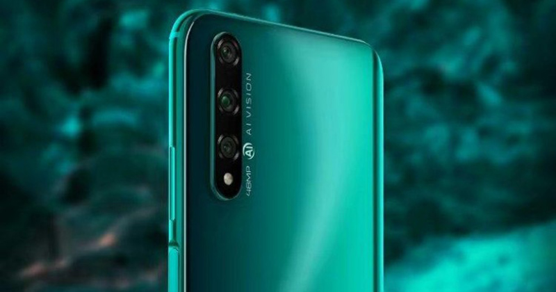 Rò rỉ render Honor 20S, xác nhận có 3 camera sau, cảm biến vân tay nằm ở cạnh bên