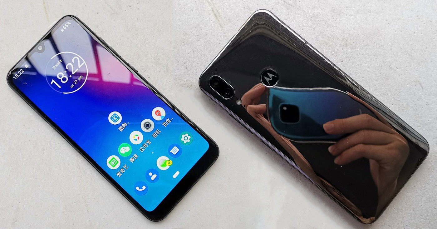 Moto E6 Plus lộ ảnh thực tế với màn hình giọt nước, camera kép ở mặt lưng
