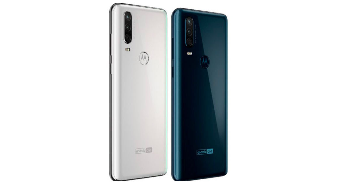 Rò rỉ ảnh render Motorola One Action với mặt lưng kính, 3 camera sau xếp dọc