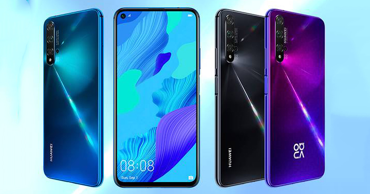 Huawei Nova 5T ra mắt: Màn hình đục lỗ, 4 camera sau, Kirin 980, giá 8.8 triệu đồng
