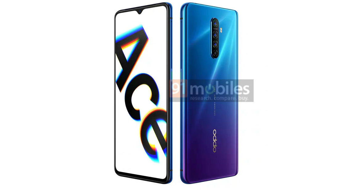 Thiết kế OPPO Reno Ace lộ diện đầy đủ các góc cạnh trong ảnh render mới