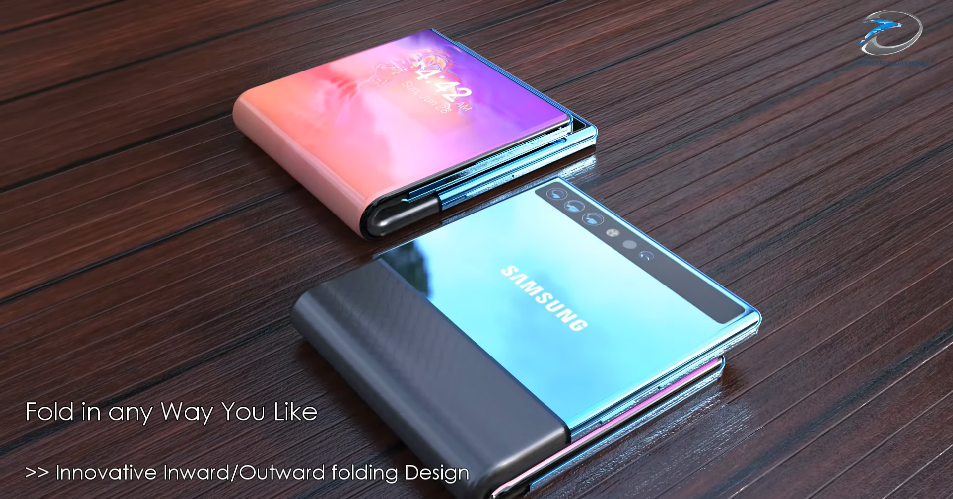 Ngắm nhìn concept Galaxy Wing Bezelless với màn hình gập đẹp nhất từ trước đến nay