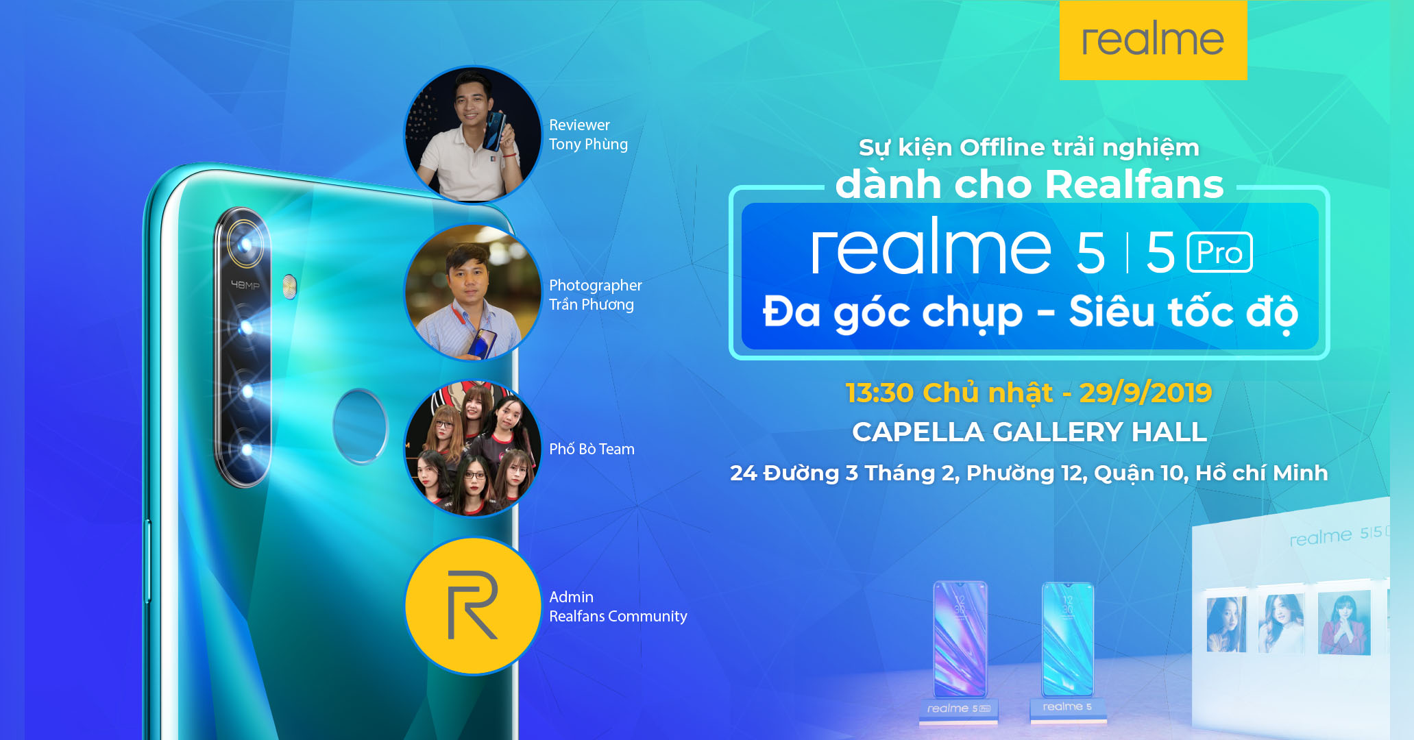 Mời bạn đăng ký offline dành riêng cho Realme fan, tham gia là có quà!!!