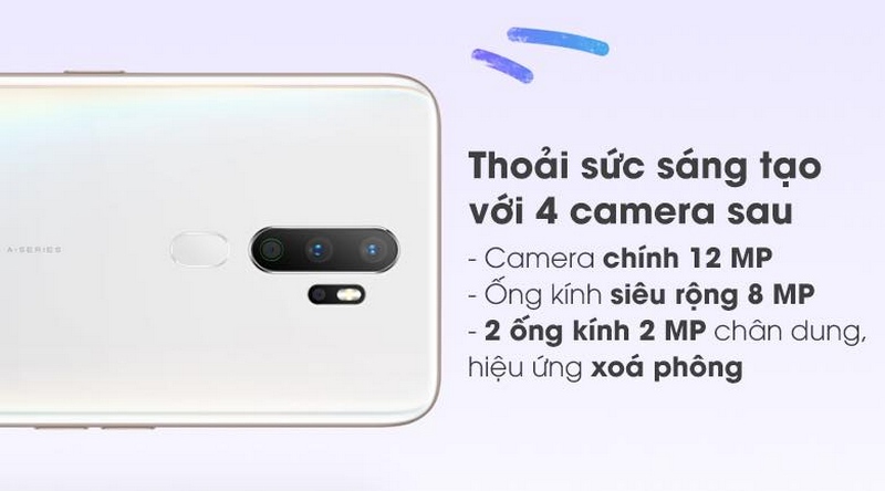Snapdragon 665, pin 5000mAh, 4 camera nhưng OPPO A5 2020 có giá chỉ 4.5 triệu tại VN