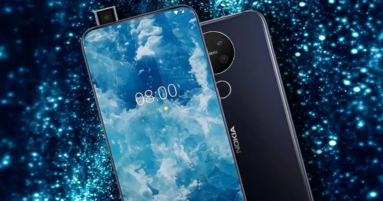 Mời chiêm ngưỡng concept ấn tượng của Nokia 8.2: Màn hình hoàn toàn không viền, camera selfie “thò thụt”