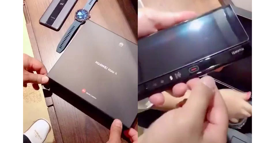 Huawei Mate X lộ video 'khui hộp' sớm trước ngày lên kệ, sẽ bán ra vào cuối tháng này?