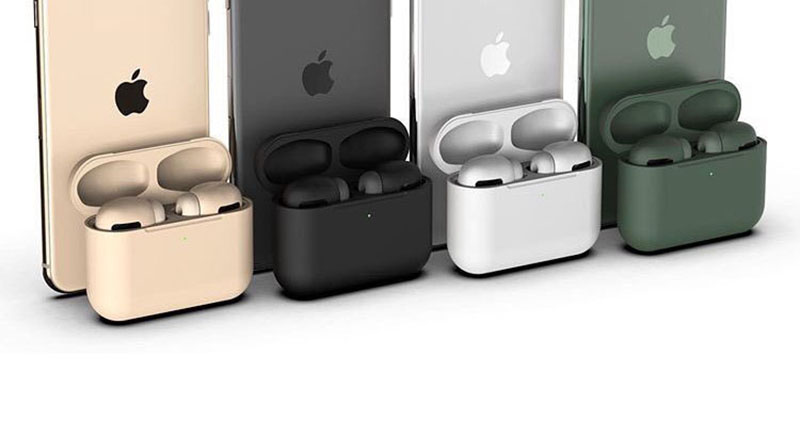 Tin đồn: AirPods Pro có tới 8 tùy chọn màu sắc, bao gồm cả màu đen và “xanh nửa đêm” như iPhone 11 Pro