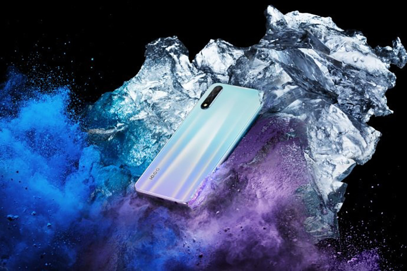 Lộ diện iQOO Neo Snapdragon 855 phiên bản màu Iceland Aurora trước giờ G