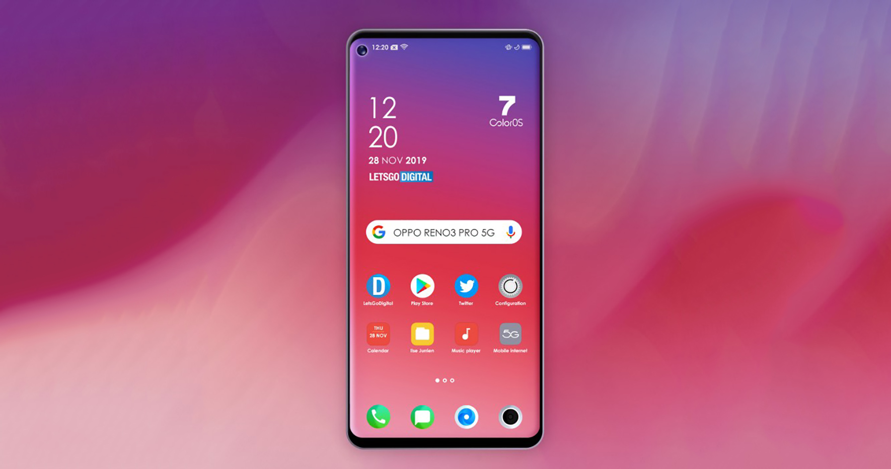 Nếu OPPO Reno 3 Pro 5G có thiết kế như thế này thì bạn nghĩ sao?