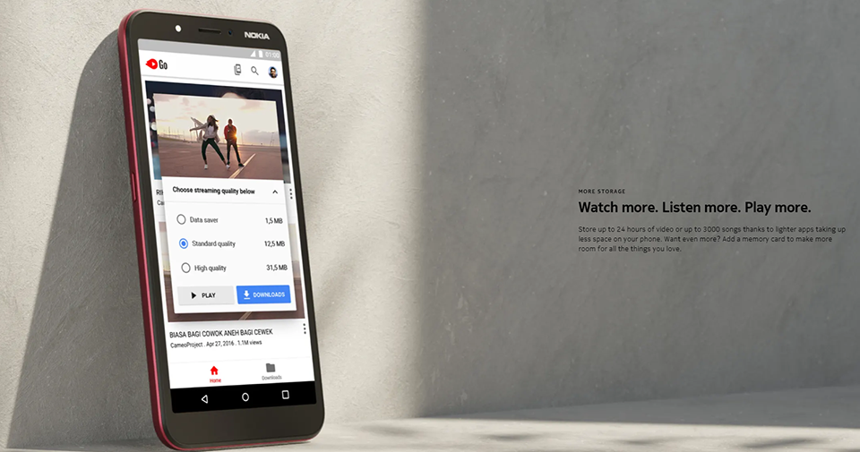 HMD Global ra mắt smartphone Nokia C1: 5.45 inch, Android Go, giá chỉ 1.37 triệu đồng