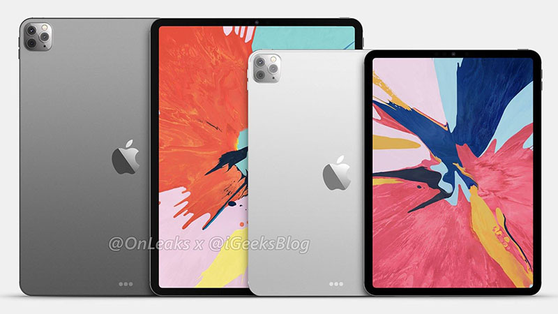 Chiêm ngưỡng render iPad Pro 2020: 3 camera hình vuông như iPhone 11