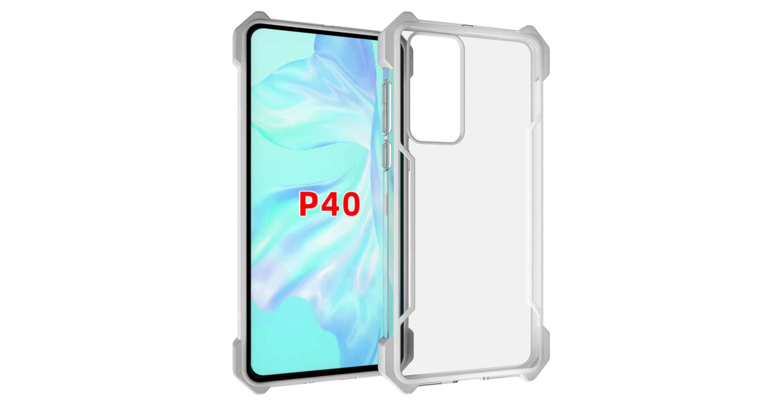 Thiết kế Huawei P40 lộ diện rõ nét cùng ốp lưng bảo vệ: Màn hình “đục lỗ”, camera sau “siêu to khổng lồ”