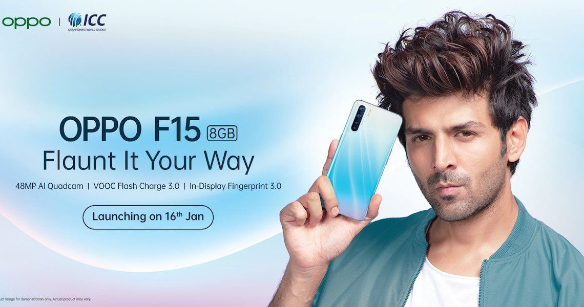 OPPO F15 với 4 camera 48MP, hỗ trợ sạc nhanh VOOC sẽ ra mắt ngày 16/1