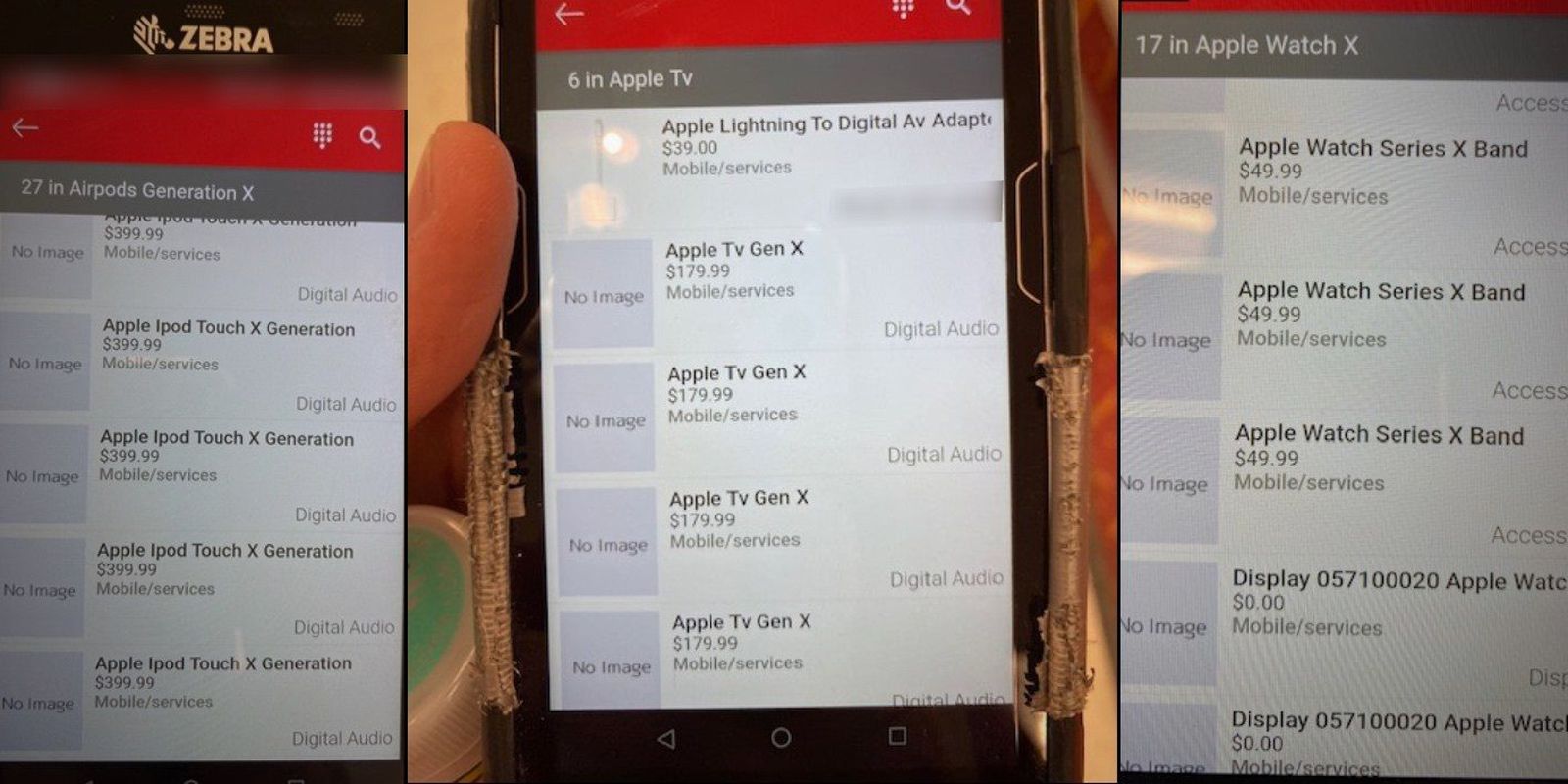 Nhà bán lẻ tiếp tục để lộ thông tin về Apple TV Gen X, iPod touch X và Apple Watch Series X