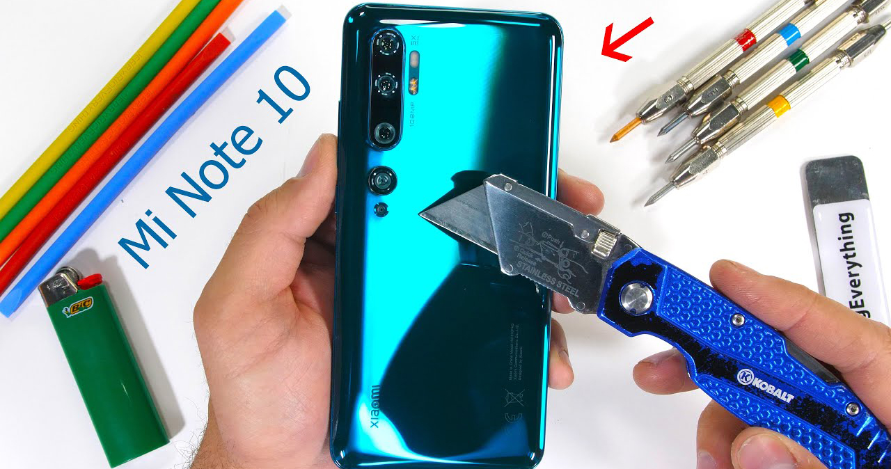 Mi Note 10 là smartphone "cứng nhất" mà Xiaomi từng sản xuất