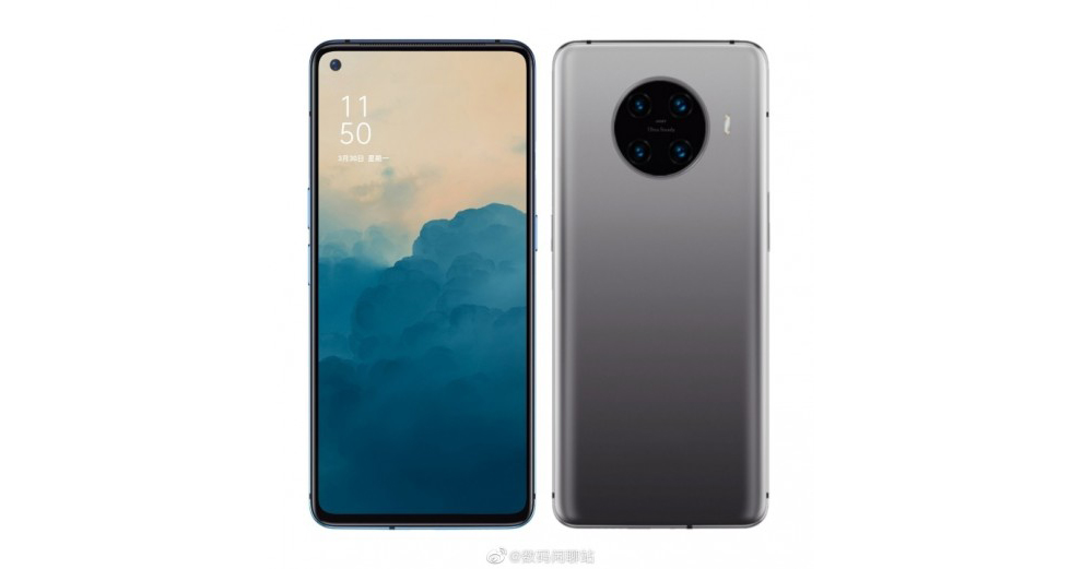 OPPO Reno Ace 2 lộ ảnh render, xác nhận có màn hình đục lỗ, 4 camera hình tròn đẹp mắt