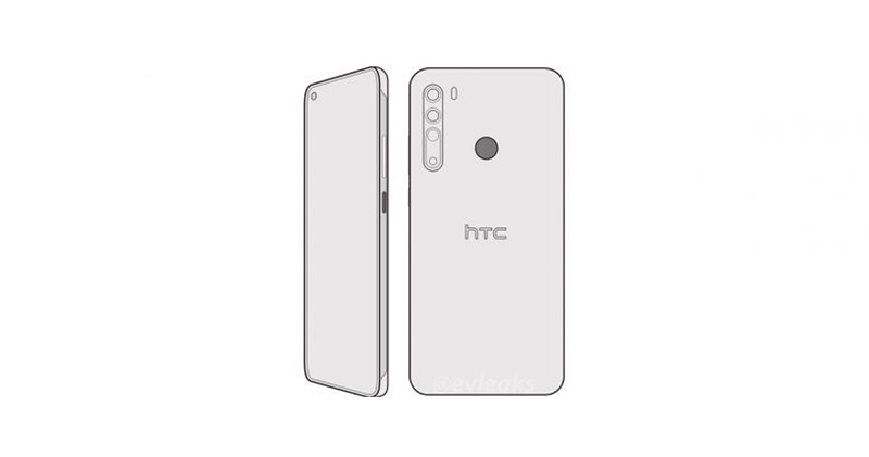 Rò rỉ thiết kế HTC Desire 20 Pro: Màn hình “đục lỗ”, 4 camera sau