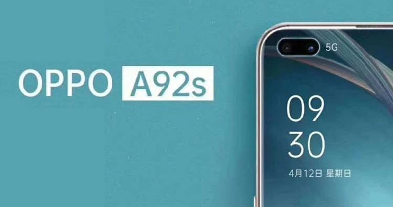 Poster quảng cáo mới xác nhận OPPO A92s có 3 phiên bản màu sắc, giá từ 8.4 triệu đồng