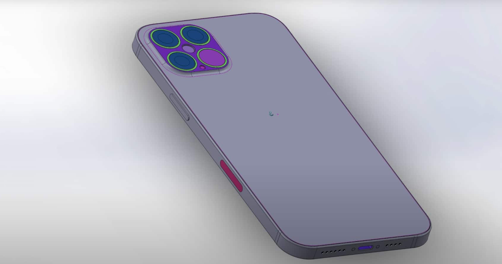 iPhone 12 Pro Max bất ngờ lộ bản vẽ thiết kế CAD với viền bezel mỏng hơn, notch nhỏ gọn hơn và kết nối thông minh