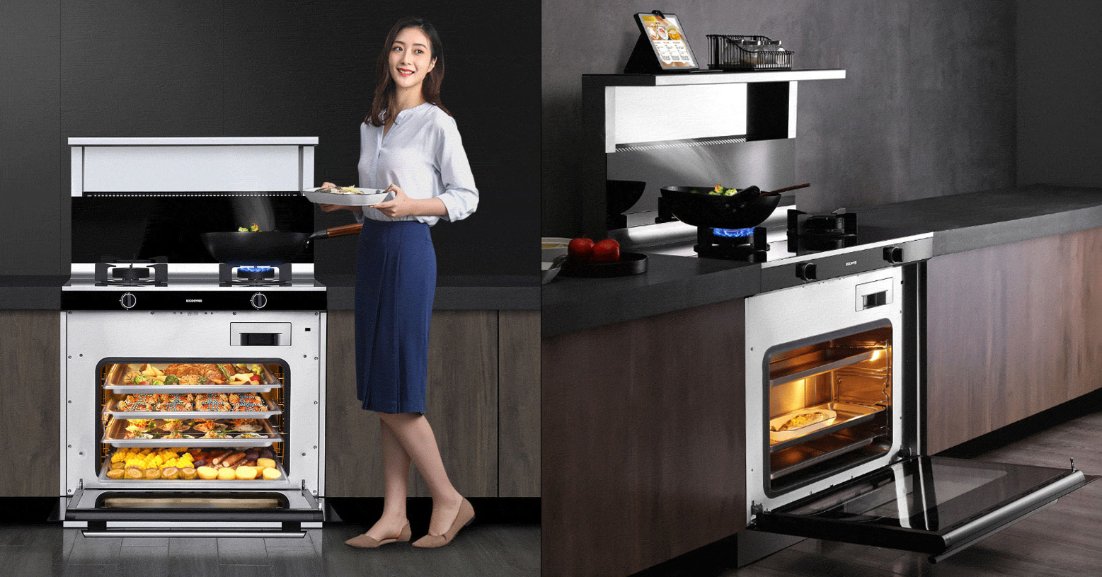 Xiaomi ra mắt bếp ga tích hợp lò nướng: Dung tích 66 lít, giá 26 triệu đồng