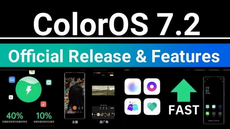 OPPO ra mắt ColorOS 7.2: Quay video đêm, video tỷ lệ 21:9, tối ưu load app bằng AI