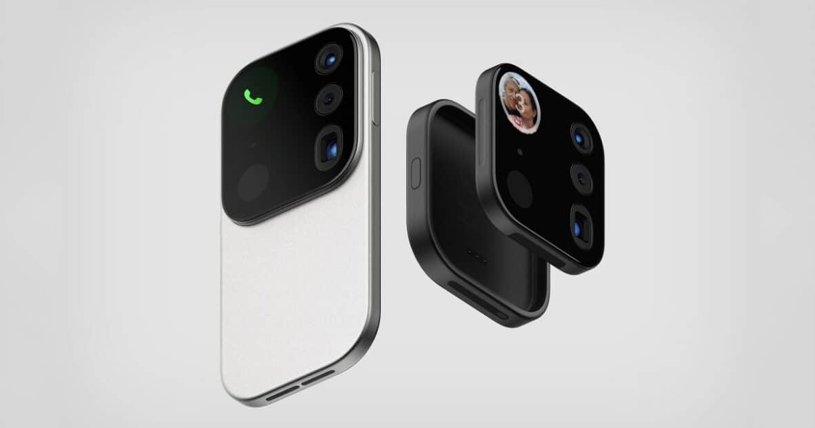 Xuất hiện ý tưởng mô-đun camera iPhone có thể tháo rời, nhân đôi như Action Cam