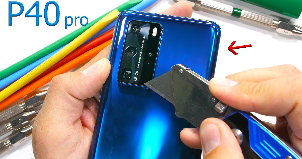 Huawei P40 Pro liệu có sống sót sau màn tra tấn bằng dao rọc giấy, hơ lửa và bẻ cong?