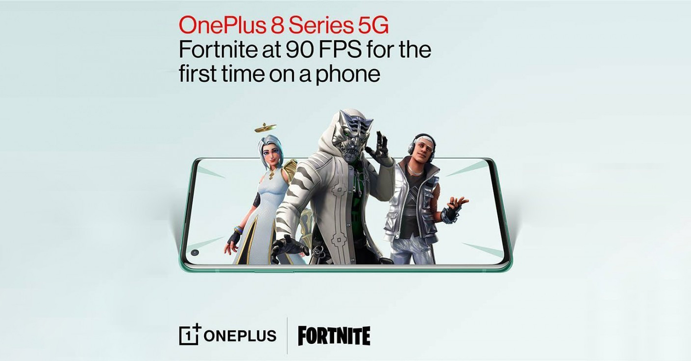 OnePlus 8 là smartphone đầu tiên trên thế giới có thể chơi Fortnite ở chế độ 90fps