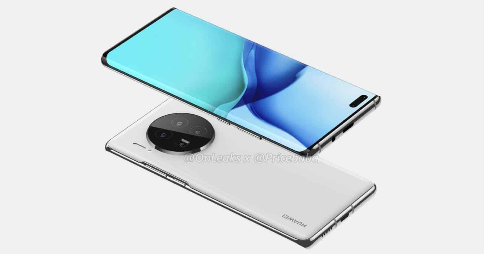 Huawei Mate 40 Pro lộ ảnh render mới với sự xuất hiện trở lại của các phím bấm vật lý