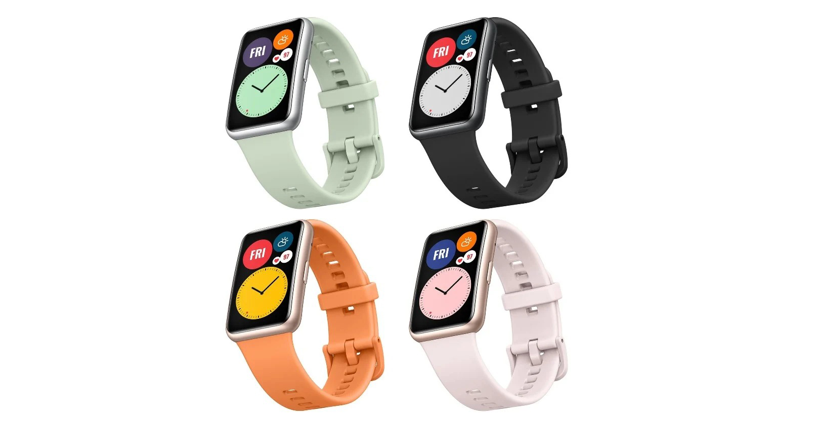 Huawei Watch Fit lộ diện: Mặt đồng hồ hình chữ nhật, pin 10 ngày, giá 3.2 triệu đồng